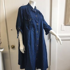 Vintage Denim Relaxed Fit Dress Size 38/XL